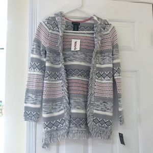 New patterned sweater cardigan